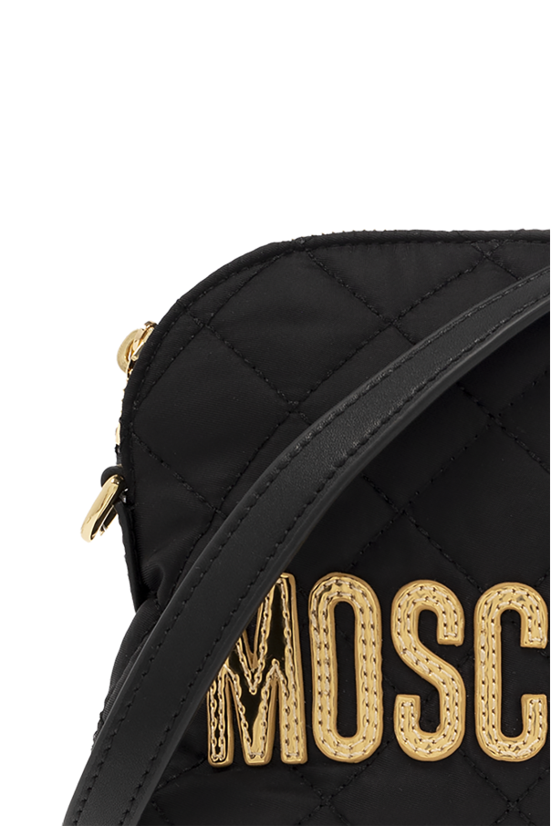 Black Quilted shoulder bag Moschino - Crossbody Bag In Black And Ivory Jacquard Fabric - SchaferandweinerShops Canada Black Quilted shoulder bag Moschino - Crossbody Bag In Black And Ivory Jacquard Fabric - SchaferandweinerShops Canada